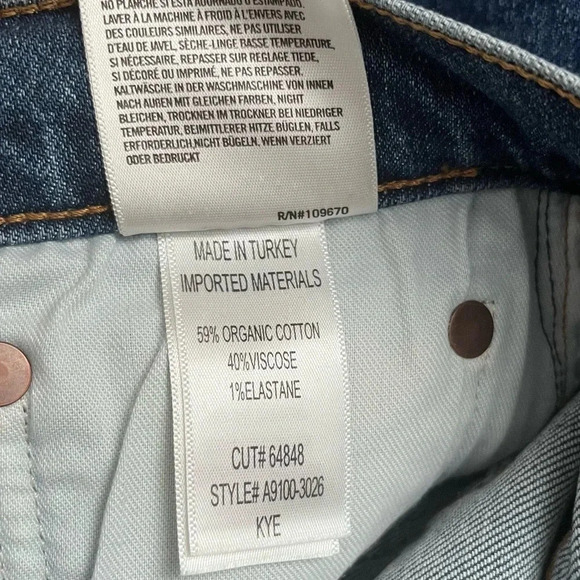 Agolde - Kye Mid Rise Straight Crop Jeans in Mirage - Picture 14 of 16